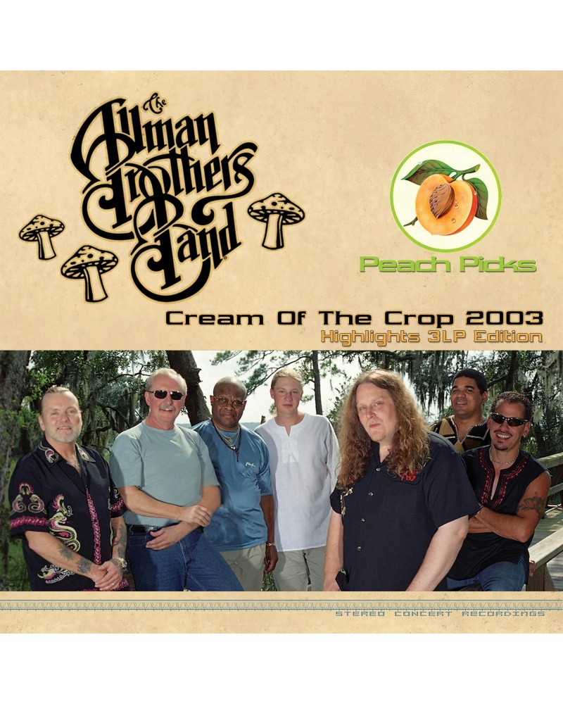 Allman Brothers Band Cream Of The Crop 2003 - Highlights Vinyl Record $20.00 Vinyl