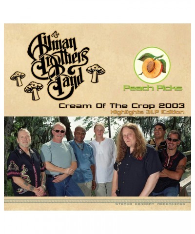 Allman Brothers Band Cream Of The Crop 2003 - Highlights Vinyl Record $20.00 Vinyl