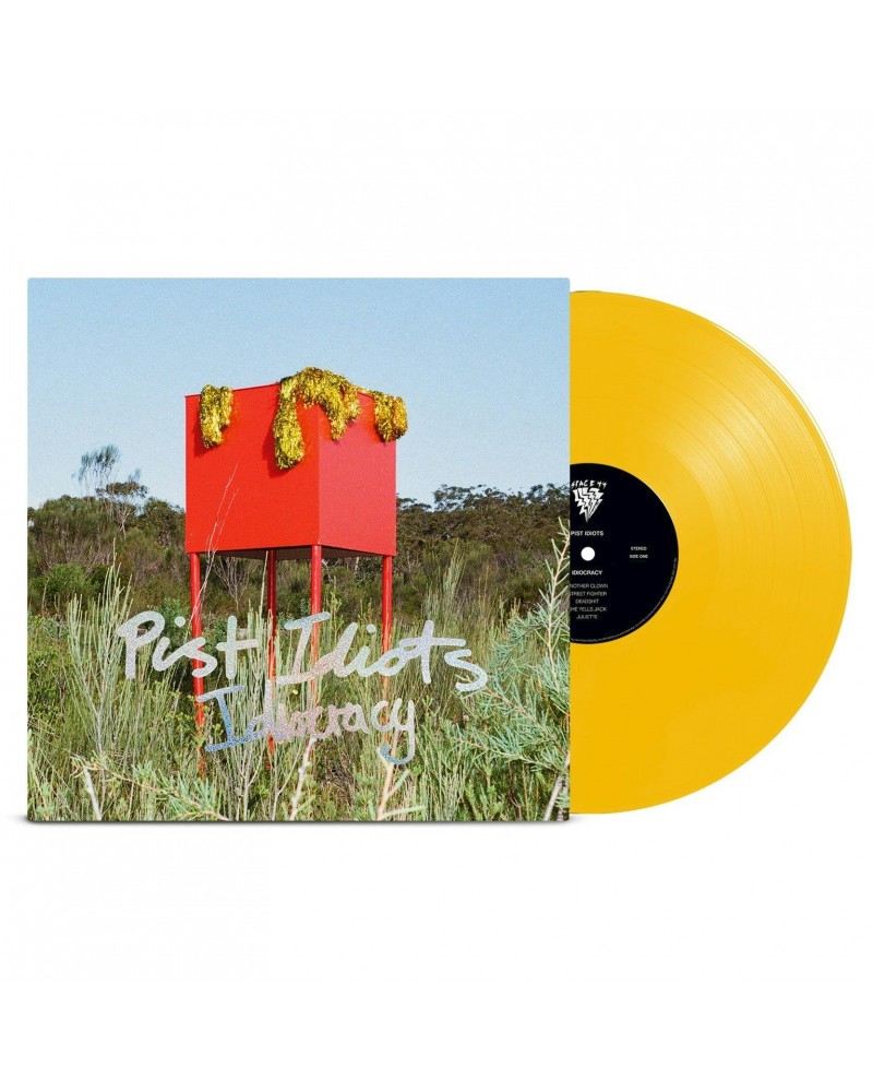 Pist Idiots Idiocracy Limited Edition 12" Vinyl (Yellow - Space 44 x Flightless Records Exclusive) $14.41 Vinyl