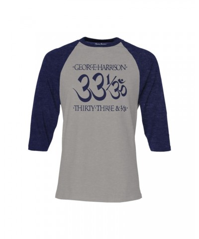 George Harrison 33 1/3 Navy/Heather Grey Raglan $13.65 Shirts