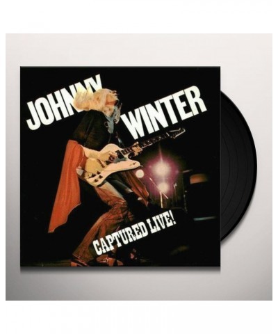 Johnny Winter CAPTURED LIVE Vinyl Record $17.50 Vinyl