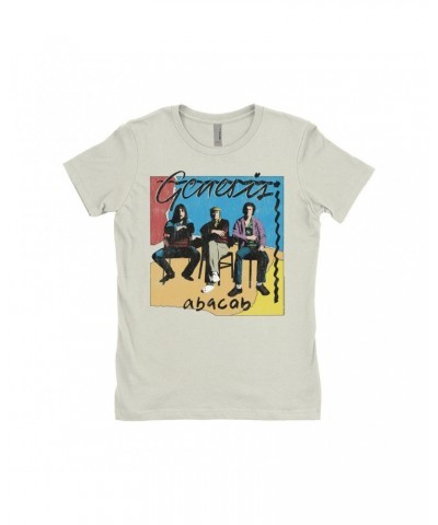 Genesis Ladies' Boyfriend T-Shirt | Abacab Album Retro Image Distressed Shirt $7.49 Shirts