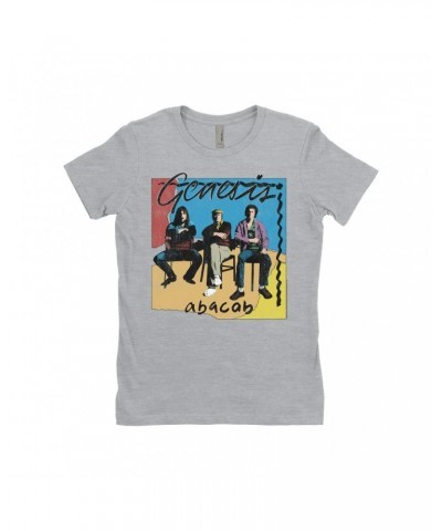 Genesis Ladies' Boyfriend T-Shirt | Abacab Album Retro Image Distressed Shirt $7.49 Shirts