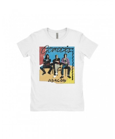 Genesis Ladies' Boyfriend T-Shirt | Abacab Album Retro Image Distressed Shirt $7.49 Shirts