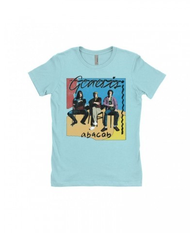 Genesis Ladies' Boyfriend T-Shirt | Abacab Album Retro Image Distressed Shirt $7.49 Shirts