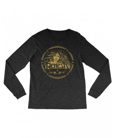 Genesis Long Sleeve Shirt | Band Art Nouveau Gold Logo Shirt $13.78 Shirts