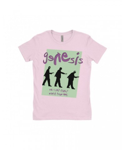 Genesis Ladies' Boyfriend T-Shirt | 1992 World Tour We Can't Dance Pastel Shirt $12.23 Shirts