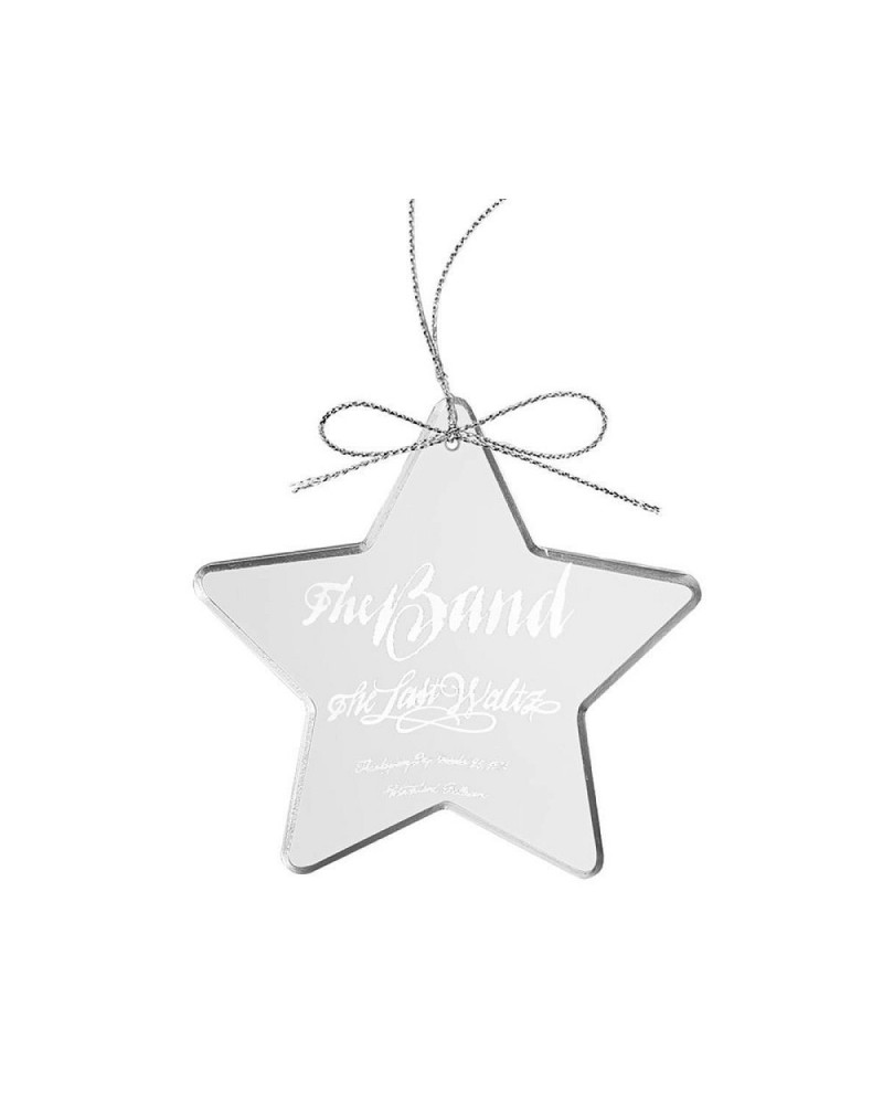 The Band The Last Waltz Star Laser-Etched Glass Ornament $7.68 Decor