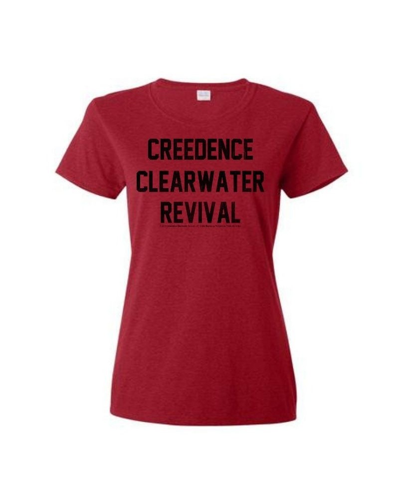 Creedence Clearwater Revival Collegiate Women's T-Shirt $12.90 Shirts