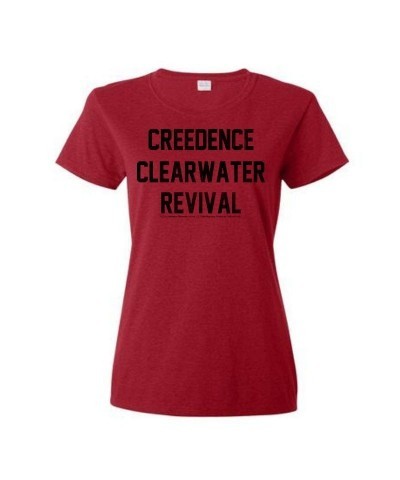 Creedence Clearwater Revival Collegiate Women's T-Shirt $12.90 Shirts