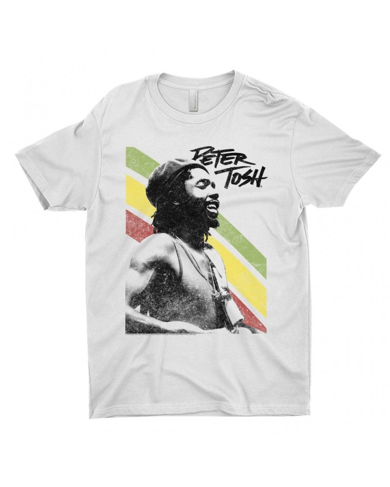 Peter Tosh T-Shirt | Traditional Rasta Stripes Shirt $7.49 Shirts