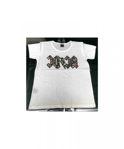 AC/DC White T-shirt with Black Outlined Floral Print AC/DC Logo $2.05 Shirts