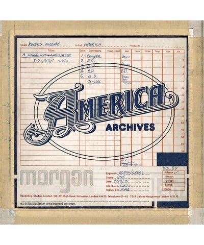 America ARCHIVES Vinyl Record $10.18 Vinyl