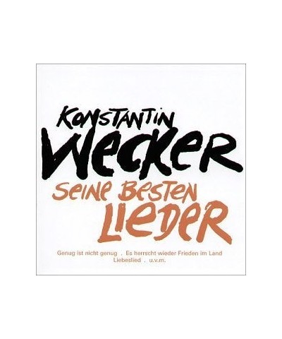 Konstantin Wecker LIEDERBUCH CD $4.54 CD