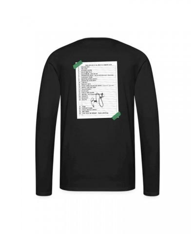 Billy Joel "7-24-23 MSG Set List" Black Long Sleeve Online Exclusive $28.20 Shirts