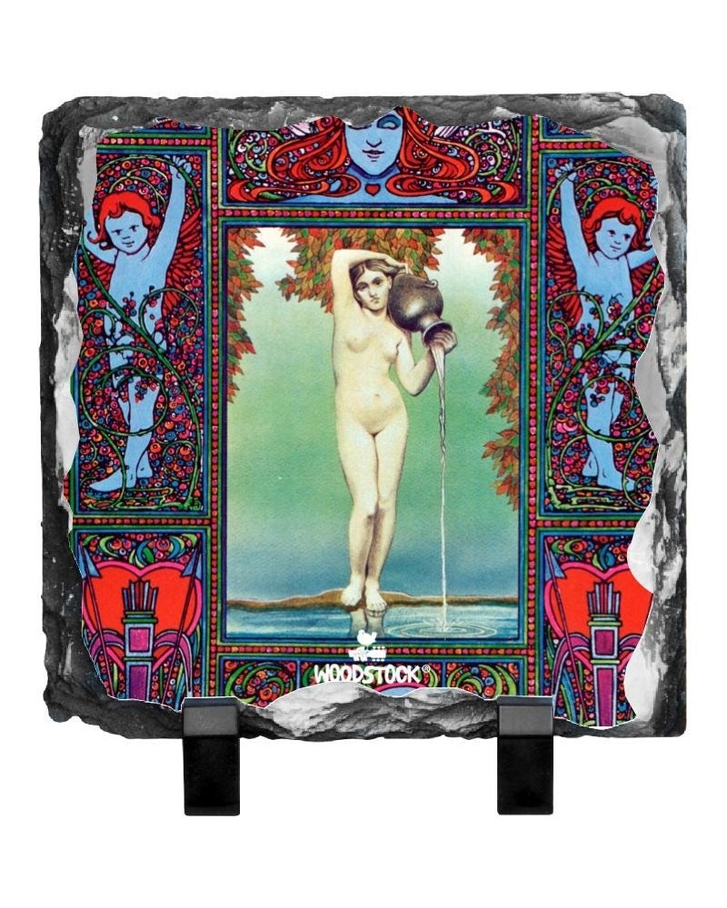 Woodstock Bathing Goddess Photo Slate $12.25 Decor